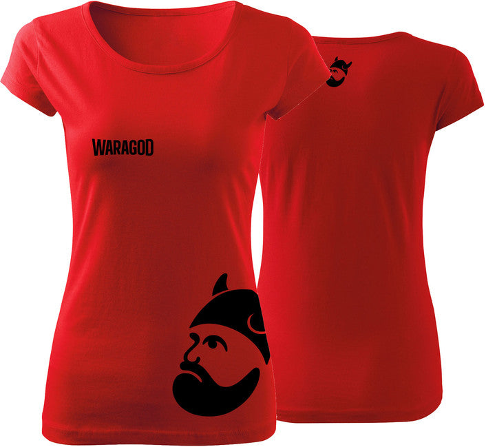 WARAGOD Bigmerch t-shirt donna 150g/m2, rosso