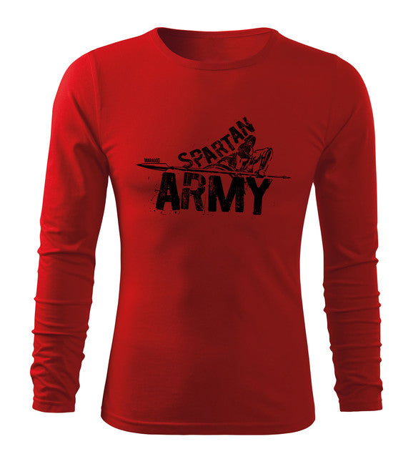 DRAGOWA Nabis fit-t t-shirt manica lunga 160g/m2, rosso