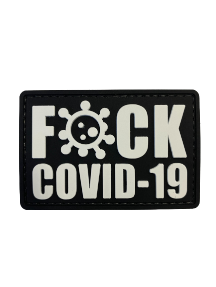 WARAGOD Cazzo Covid 19 toppa in pvc