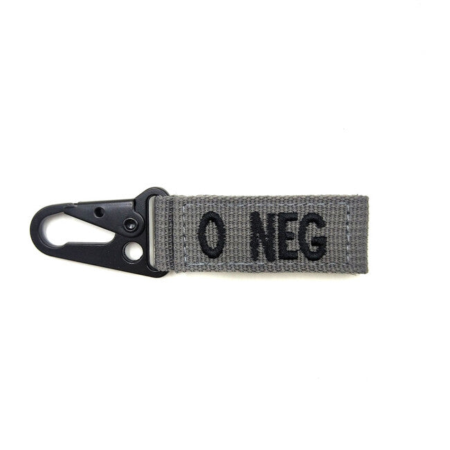 WARAGOD Moschettone gruppo sanguigno 0-negativo, grigio