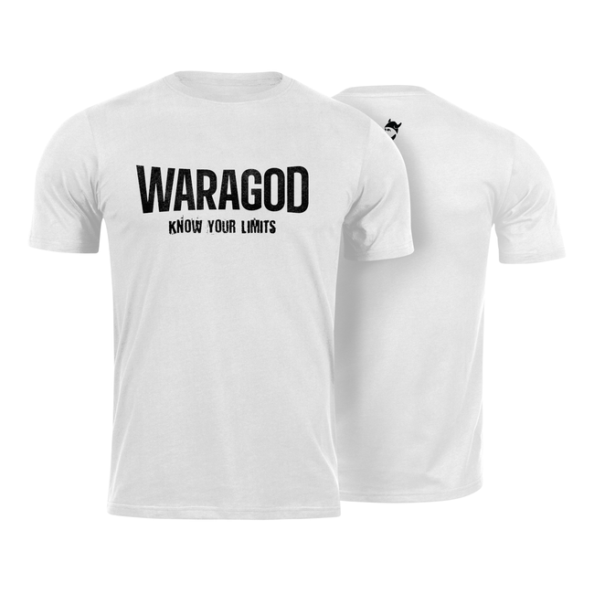 WARAGOD Know Your Limits maglietta corta 160g/m2, bianca