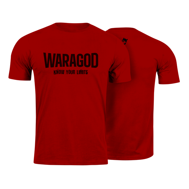 WARAGOD Know Your Limits maglietta corta 160g/m2, rosso