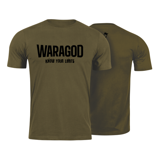 WARAGOD Know Your Limits maglietta corta 160g/m2, oliva