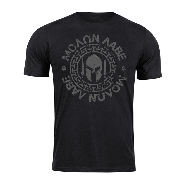 DRAGOWA Molon Labe maglietta corta, nero