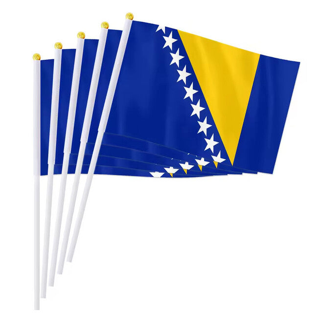 WARAGOD Bandiera sventolante 30 x 40 cm, bosnia-erzegovina