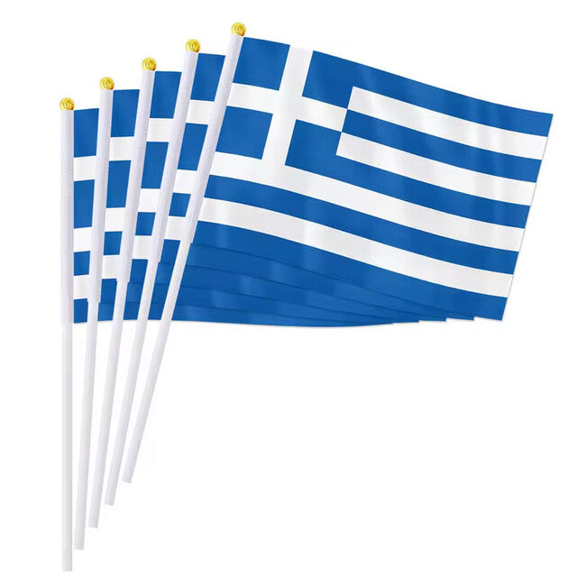 WARAGOD Bandiera sventolante 30 x 40 cm, grecia