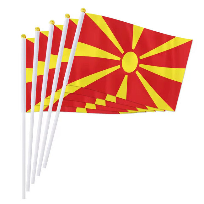 WARAGOD Bandiera sventolante 30 x 40 cm, macedonia settentrionale