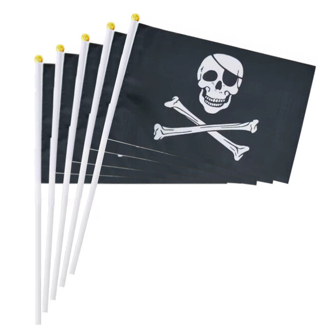 WARAGOD Bandiera pirata sventolante 30 x 40 cm
