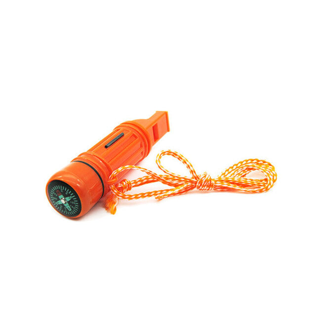 WARAGOD Blast Fischio d'emergenza multifunzionale 5 in 1, arancione