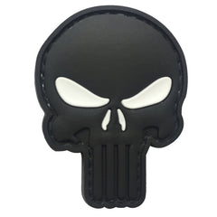 WARAGOD Punisher toppa 3D 5x4cm , occhi bianchi