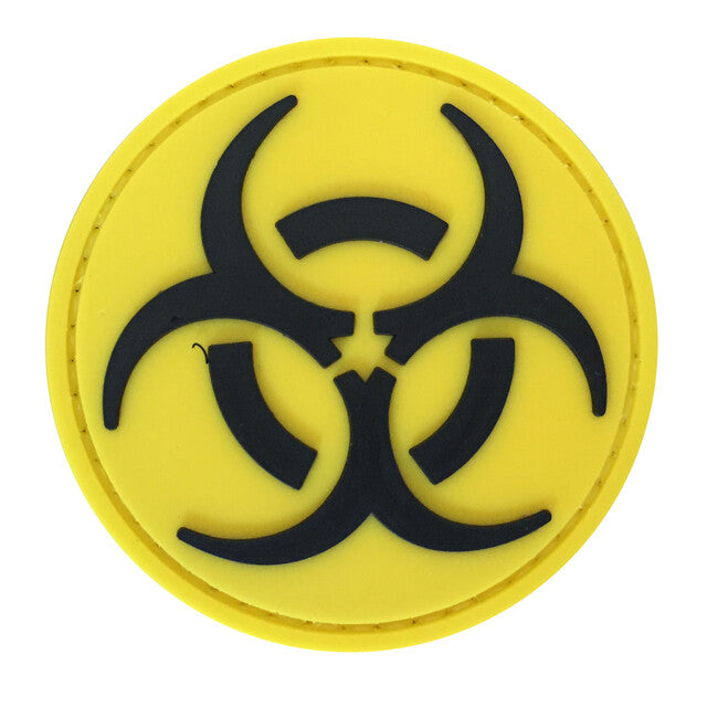 WARAGOD Toppa 3D rotonda biohazard 6 cm