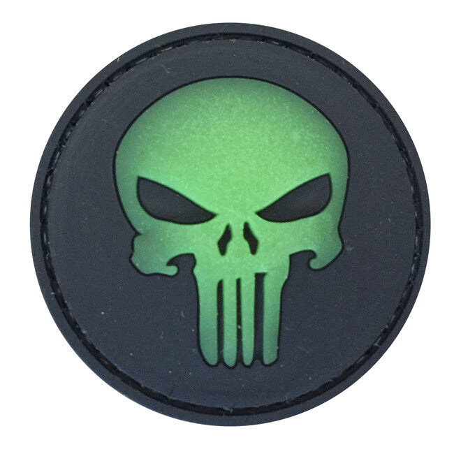 WARAGOD Punisher toppa 3D rotonda con incandescenza anteriore 5cm