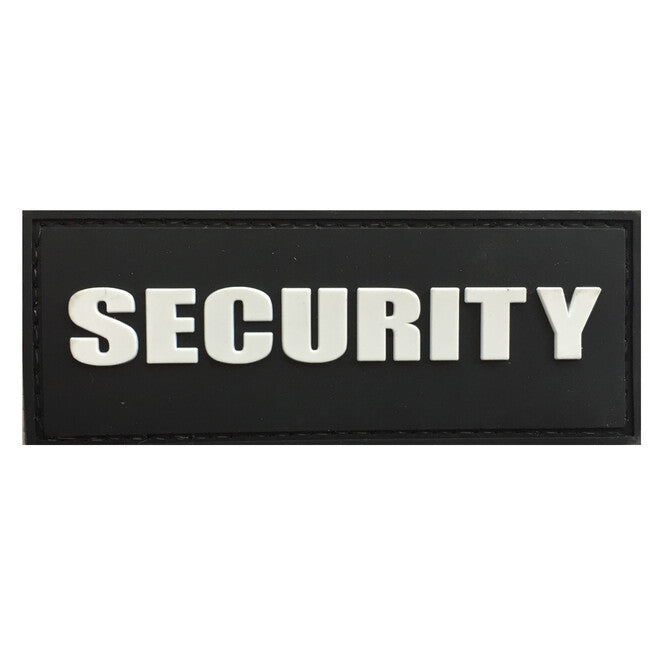 WARAGOD Toppa 3d security 8,8x3,4 cm, nero