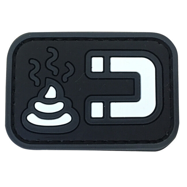 WARAGOD Toppa 3D shitmagnet 5x3,3cm, nero