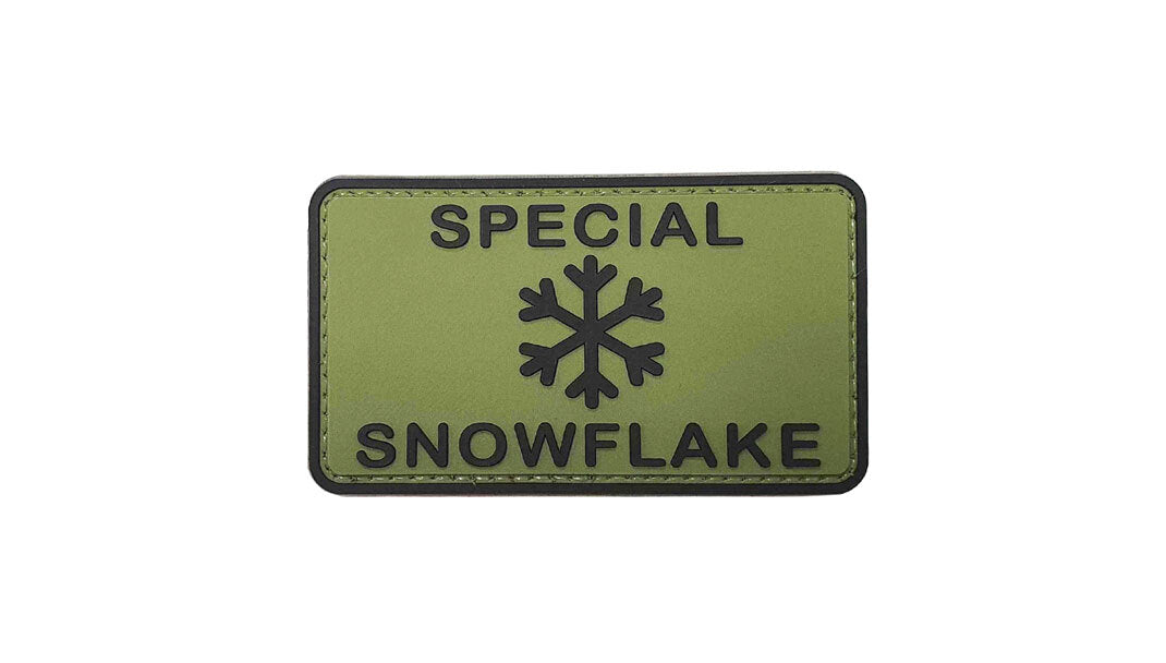 WARAGOD 3D patch fiocco di neve 8,5x5cm