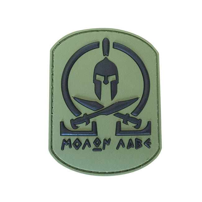 WARAGOD Spartan Toppa 3D oliva 7x5,3cm
