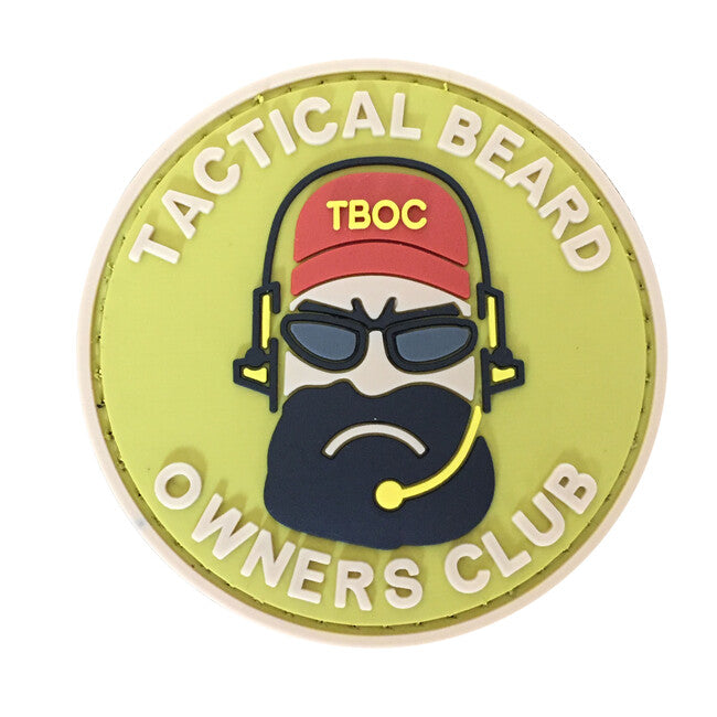 WARAGOD 3D Tactical Beard Owners Club toppa, nera