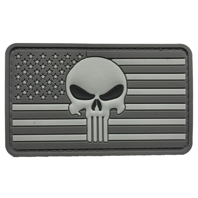 WARAGOD Toppa 3d us punisher grigio 8,5x5cm