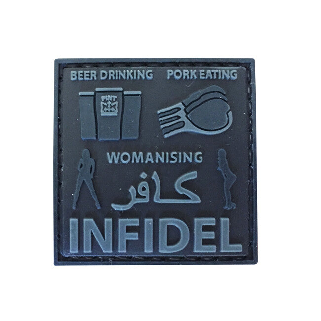 WARAGOD Infidel beer drinking toppa, nero