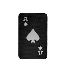 WARAGOD Poker Cards Ace of Spades našitek, črna