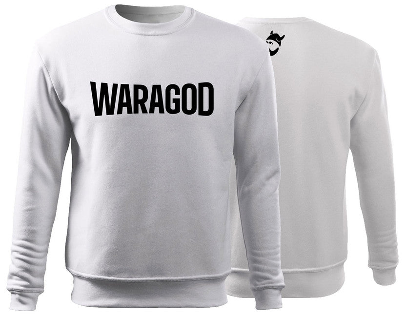 WARAGOD FastMerch felpa da uomo 300g/m2, bianca