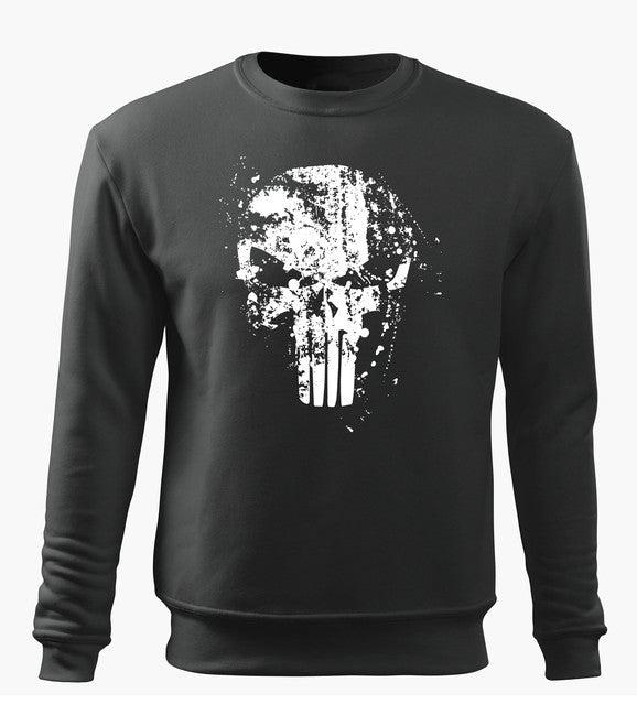 DRAGOWA Frank The Punisher felpa 300g/m2, grigia