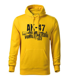 DRAGOWA felpa con cappuccio da uomo Seneca AK-47 320 g/m², giallo