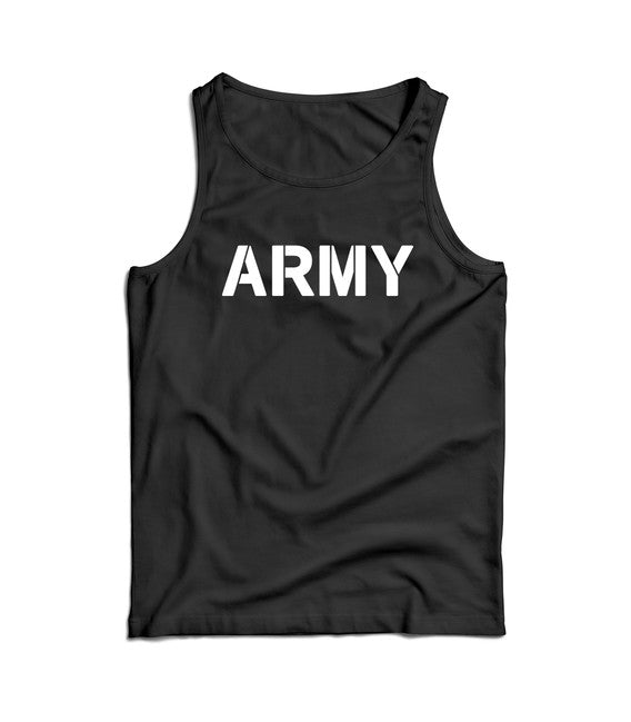 DRAGOWA ARMY Canotta da uomo, nero 160g/m2