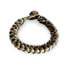 WARAGOD Ectar bracciale in paracord con chiusura regolabile, mimetico coyote