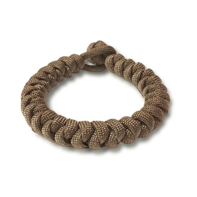 WARAGOD Ectar bracciale in paracord con chiusura regolabile, coyote