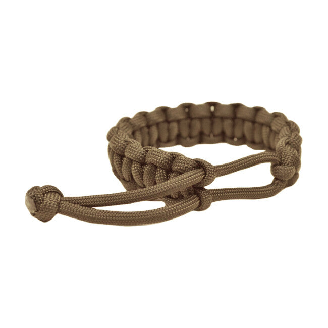 WARAGOD Ilmë bracciale in paracord con chiusura regolabile, coyote