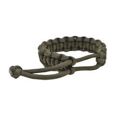 WARAGOD Ilmë bracciale in paracord con chiusura regolabile, verde