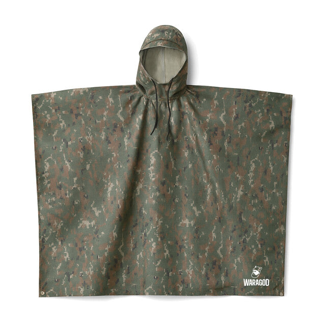 WARAGOD Poncho Lag, digital woodland