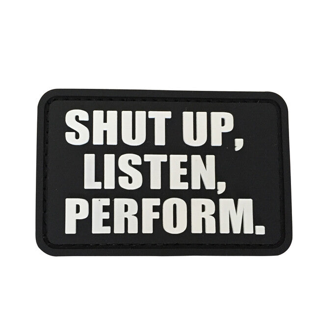 WARAGOD Shut up applicazione in pvc, nero