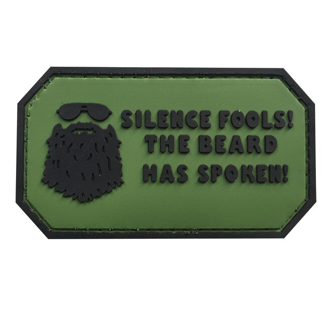 WARAGOD Silence Fools toppa in pvc, verde