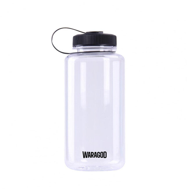 WARAGOD Aesir bottiglia sportiva larga 1000 ml, trasparente
