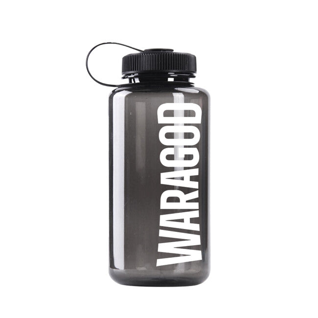 WARAGOD Sigyn bottiglia sportiva ampia 1000 ml, nera