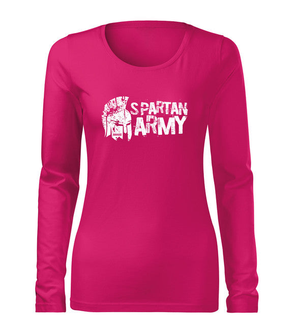 DRAGOWA Ariston t-shirt donna a maniche lunghe 160g/m2, rosa