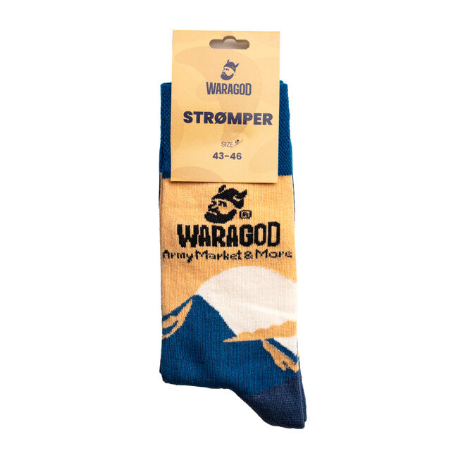 WARAGOD Stromper Outdoor calze, blu