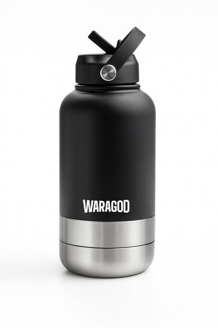 WARAGOD Aura thermos 3in1 1000ml, nero