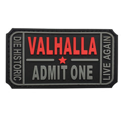 WARAGOD Valhalla Admit toppa in pvc, nera