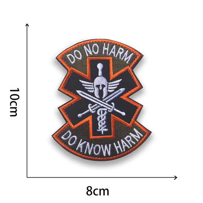 WARAGOD Do No Harm Toppa ricamata Simbolo della Legione Totem d'epoca 04