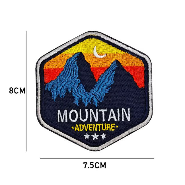 WARAGOD Campeggio di montagna toppa ricamata 01