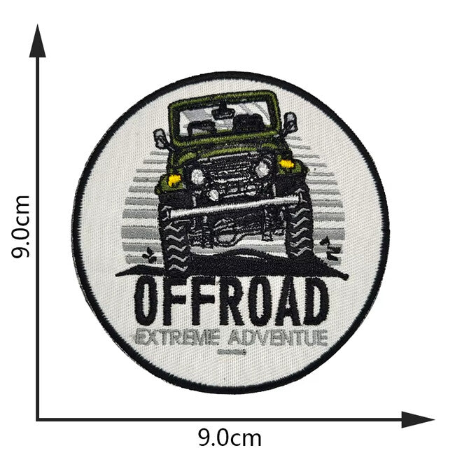 WARAGOD Toppa ricamata Off Road Avventura estrema