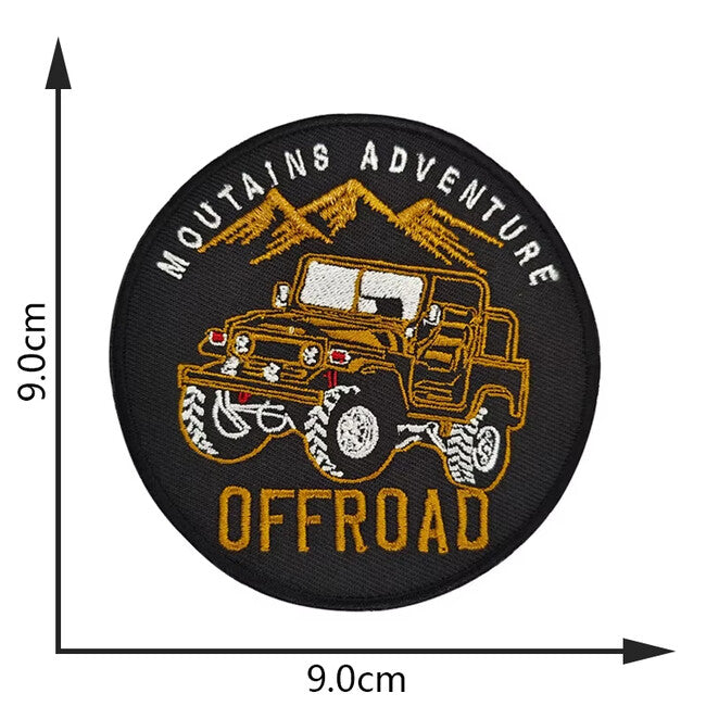WARAGOD Toppa ricamata Off Road Mountain Adventure