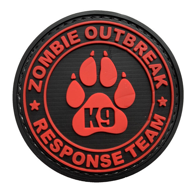 WARAGOD Zombie Outbreak pvc toppa, rossa