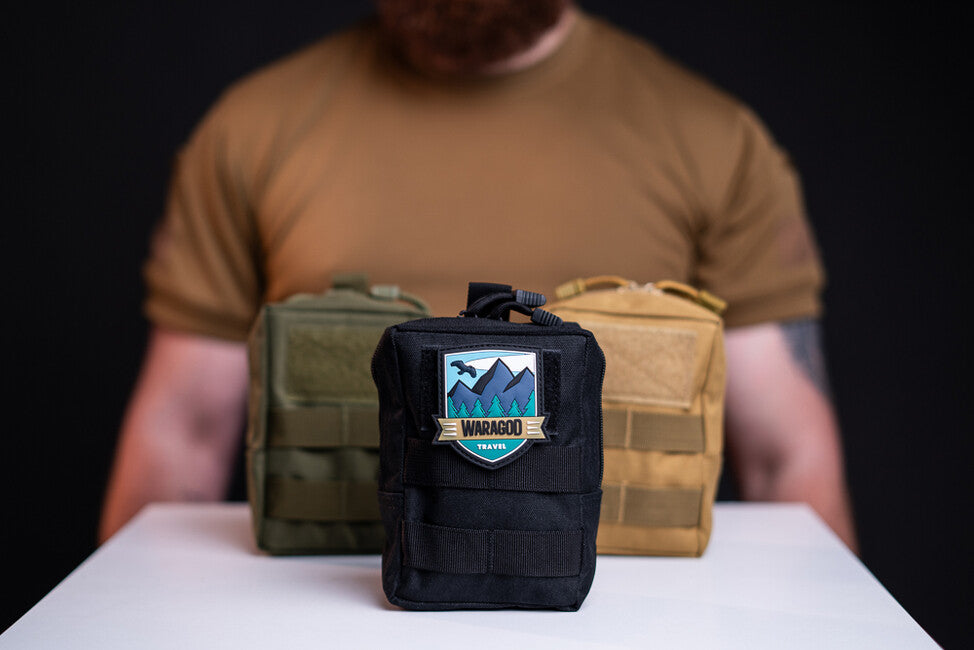 WARAGOD Morg marsupio tattico, nero
