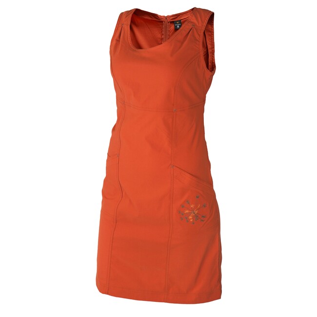 Warmpeace Friday Better dress, ocra bruciata