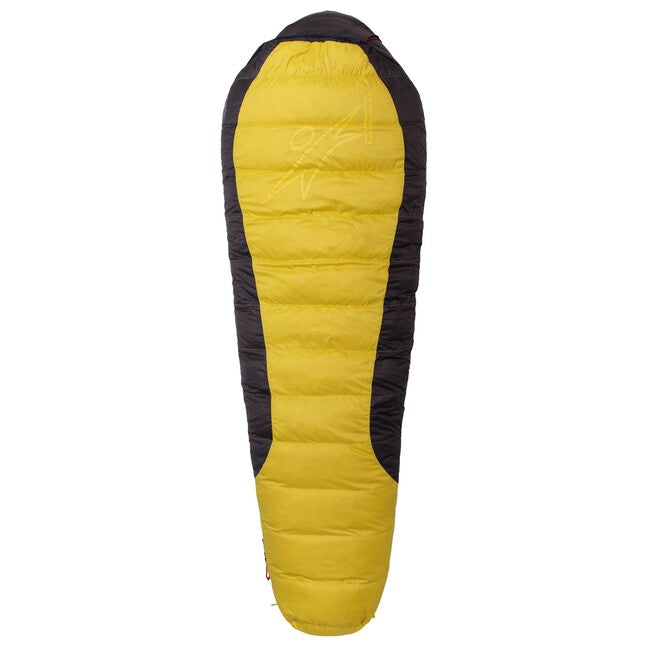 Warmpeace Viking sacco a pelo 1200 180 cm r, giallo/grigio/nero