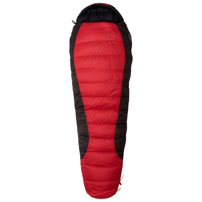 Warmpeace Viking sacco a pelo 900 170 cm R, rosso/grigio/nero